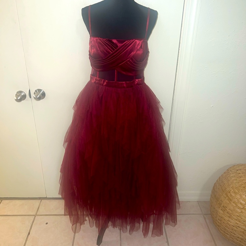 TULLE MAXI